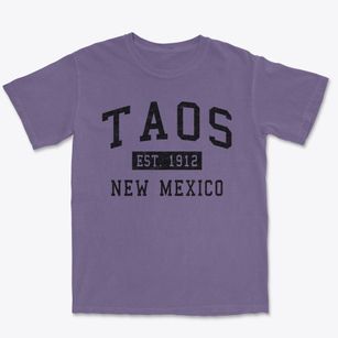 Taos New Mexico Classic Established Premium Heavyweight T-shirt