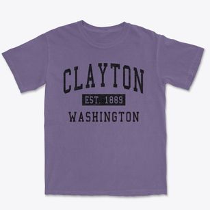 Clayton Washington Classic Established Premium Heavyweight T-shirt