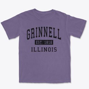 Grinnell Illinois Classic Established Premium Heavyweight T-shirt