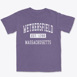 Wethersfield Massachusetts Classic Established Premium Heavyweight T-shirt