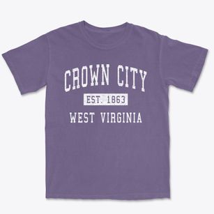 Crown City West Virginia Classic Established Premium Heavyweight T-shirt