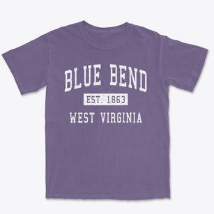 Blue Bend West Virginia Classic Established Premium Heavyweight T-shirt