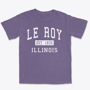 Le Roy Illinois Classic Established Premium Heavyweight T-shirt