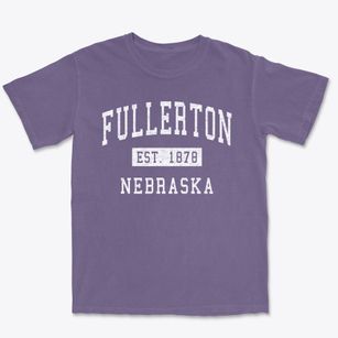 Fullerton Nebraska Classic Established Premium Heavyweight T-shirt