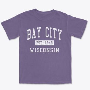 Bay City Wisconsin Classic Established Premium Heavyweight T-shirt