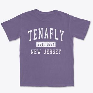 Tenafly New Jersey Classic Established Premium Heavyweight T-shirt