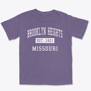 Brooklyn Heights Missouri Classic Established Premium Heavyweight T-shirt
