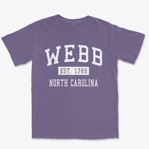 Webb North Carolina Classic Established Premium Heavyweight T-shirt