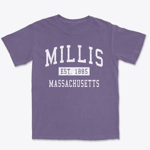 Millis Massachusetts Classic Established Premium Heavyweight T-shirt