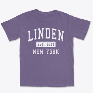 Linden New York Classic Established Premium Heavyweight T-shirt