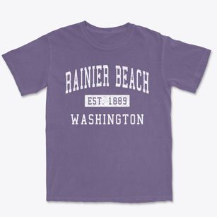 Rainier Beach Washington Classic Established Premium Heavyweight T-shirt