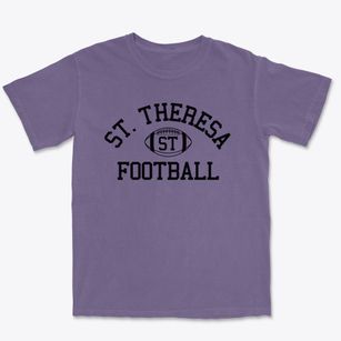 Saint Theresa School Classic Football Premium Heavyweight T-shirt