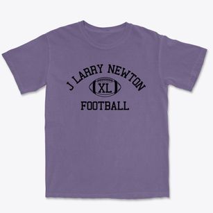 J Larry Newton School Classic Football Premium Heavyweight T-shirt