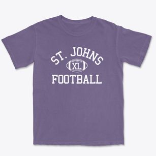 Saint Johns Lutheran School Classic Football Premium Heavyweight T-shirt
