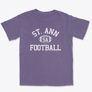 Saint Ann School Classic Football Premium Heavyweight T-shirt