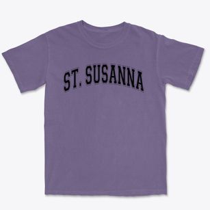 Ascension/st Susanna Parish Varsity Arch Premium Heavyweight T-shirt
