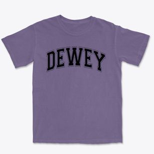 Dewey Elementary School Varsity Arch Premium Heavyweight T-shirt