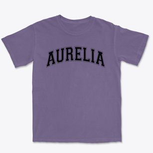 Aurelia Community School Varsity Arch Premium Heavyweight T-shirt