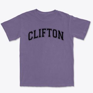 Clifton Elementary School Varsity Arch Premium Heavyweight T-shirt