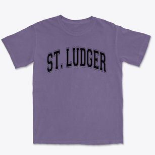 Saint Ludger Elementary School Varsity Arch Premium Heavyweight T-shirt