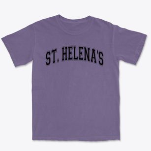 Saint Helena's School Varsity Arch Premium Heavyweight T-shirt