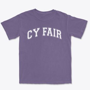 Cy Fair Learning Center Varsity Arch Premium Heavyweight T-shirt