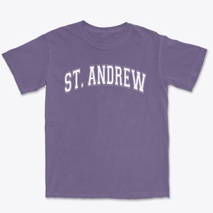 Saint Andrew Lutheran School Varsity Arch Premium Heavyweight T-shirt