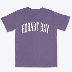 Hobart Bay School Varsity Arch Premium Heavyweight T-shirt