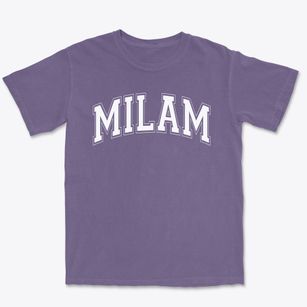 Milam K-8 Center Varsity Arch Premium Heavyweight T-shirt