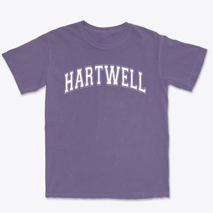 Hartwell At Mount Olivet School Road Varsity Arch Premium Heavyweight T-shirt