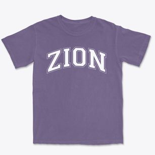 Zion Lutheran School Varsity Arch Premium Heavyweight T-shirt