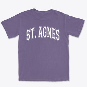 Saint Agnes School Varsity Arch Premium Heavyweight T-shirt
