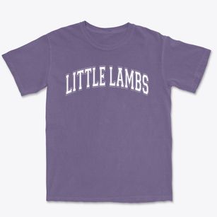 Little Lambs Preschool Varsity Arch Premium Heavyweight T-shirt