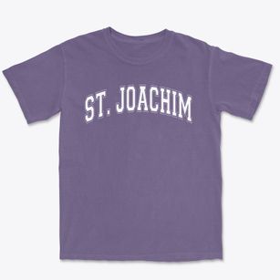Saint Joachim School Varsity Arch Premium Heavyweight T-shirt