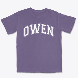 Owen Elementary School Varsity Arch Premium Heavyweight T-shirt