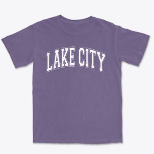 Lake City Middle School Varsity Arch Premium Heavyweight T-shirt
