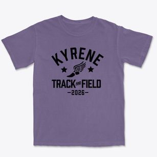 Kyrene De Las Lomas Elementary School Track and Field Premium Heavyweight T-shirt