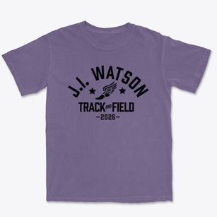 J.i. Watson Middle School Track and Field Premium Heavyweight T-shirt