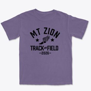 Mt Zion Bible School Track and Field Premium Heavyweight T-shirt