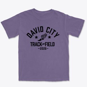 David City Elementary School Track and Field Premium Heavyweight T-shirt