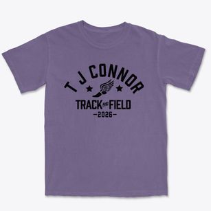 T J Connor Elementary School Track and Field Premium Heavyweight T-shirt