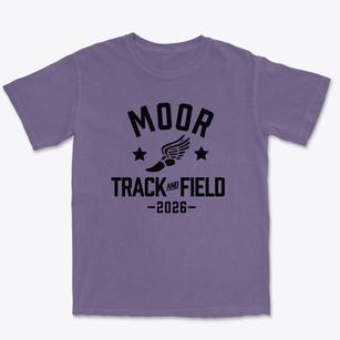 Moor Square Museum Magnet School Track and Field Premium Heavyweight T-shirt