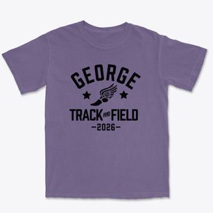 George Early Childhood Center Track and Field Premium Heavyweight T-shirt