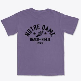 Notre Dame High School Track and Field Premium Heavyweight T-shirt