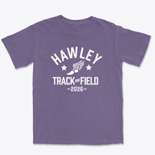 Hawley High School Track and Field Premium Heavyweight T-shirt