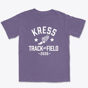Kress Junior High Track and Field Premium Heavyweight T-shirt