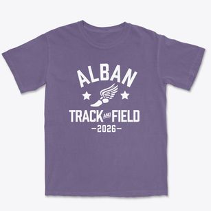 Alban Elementary School Track and Field Premium Heavyweight T-shirt