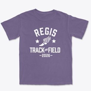 Regis High School Track and Field Premium Heavyweight T-shirt