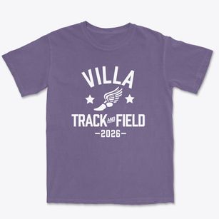 Villa Fundamental Intermediate School Track and Field Premium Heavyweight T-shirt