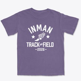 Inman Elementary School Track and Field Premium Heavyweight T-shirt